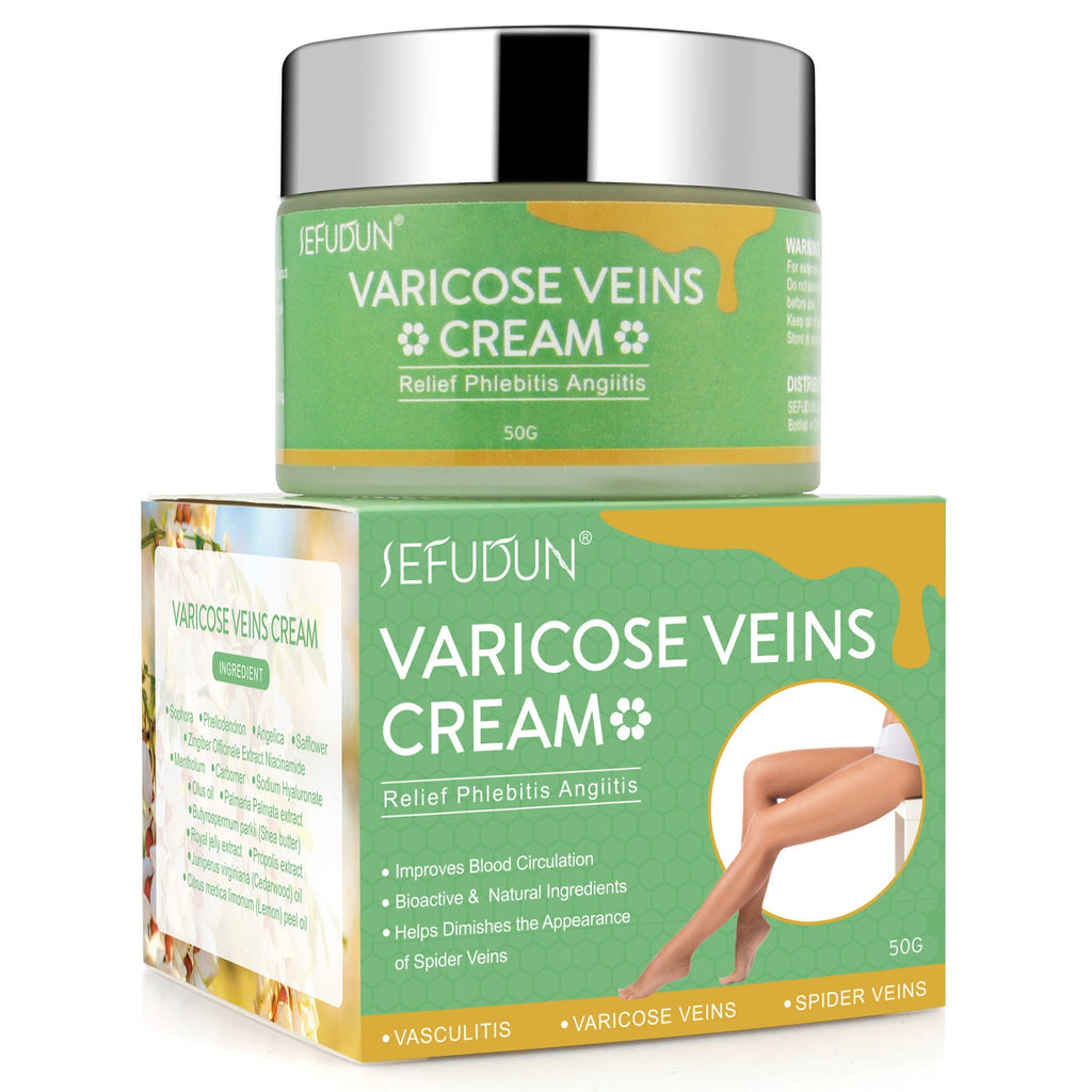 Vein Cream Red Blood Streaks Repair Earthworm Leg Bruises Bulge Relief Pain Safflower Skin care lotion Varicose Cream My Store