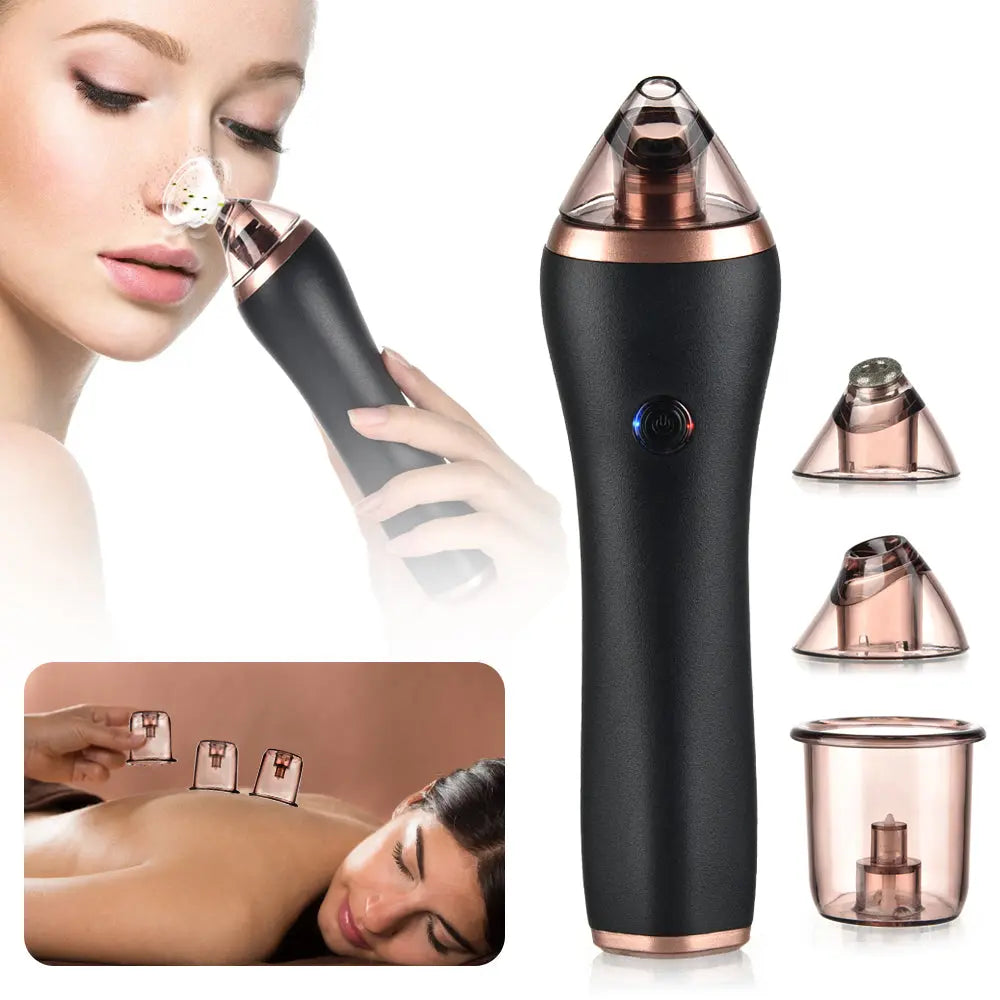 4 in 1 Body Guasha Cupping Blackhead Remover Machine Facial Pore Deep Cleansing Beauty Skin Care My Store