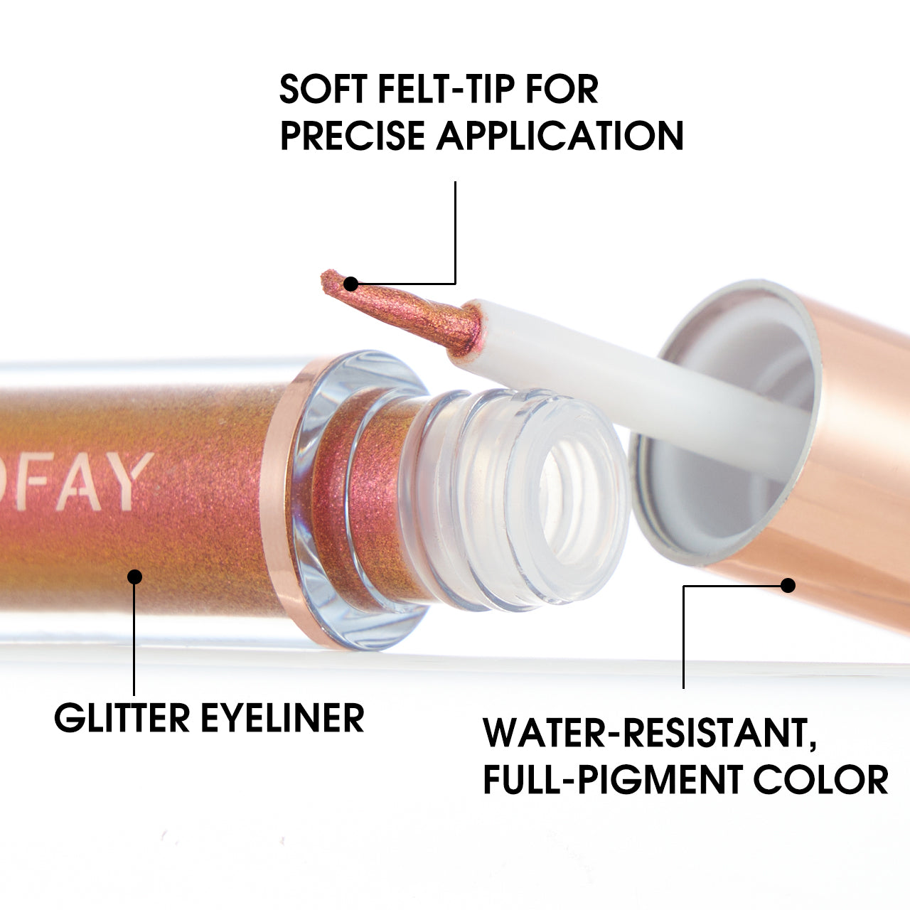 PHOFAY Liquid Glitter Eyeliner Set My Store