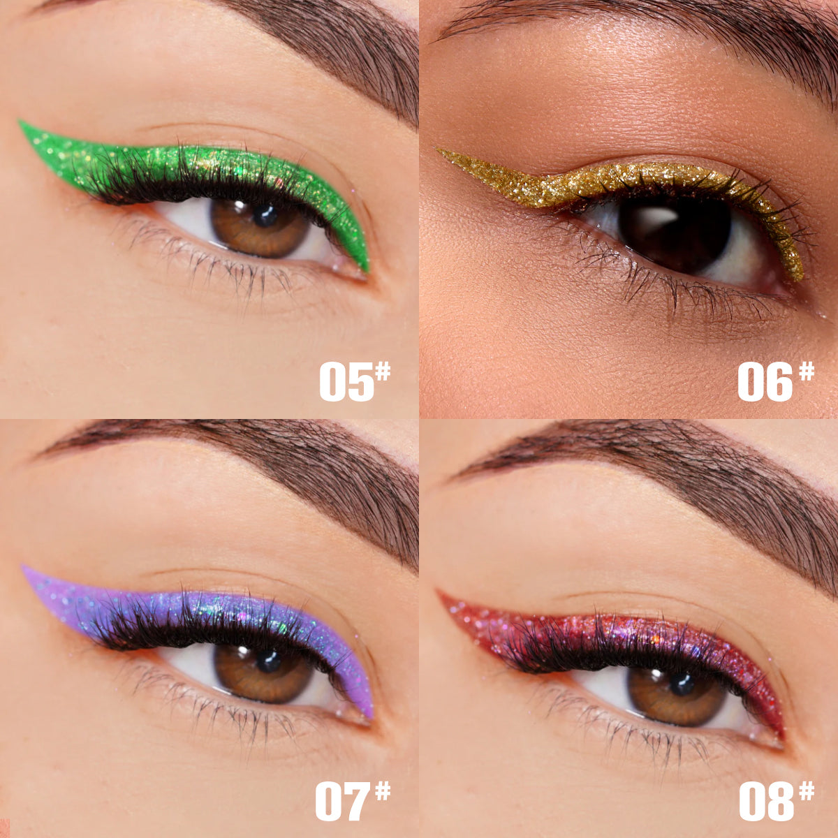 PHOFAY Liquid Glitter Eyeliner Set My Store