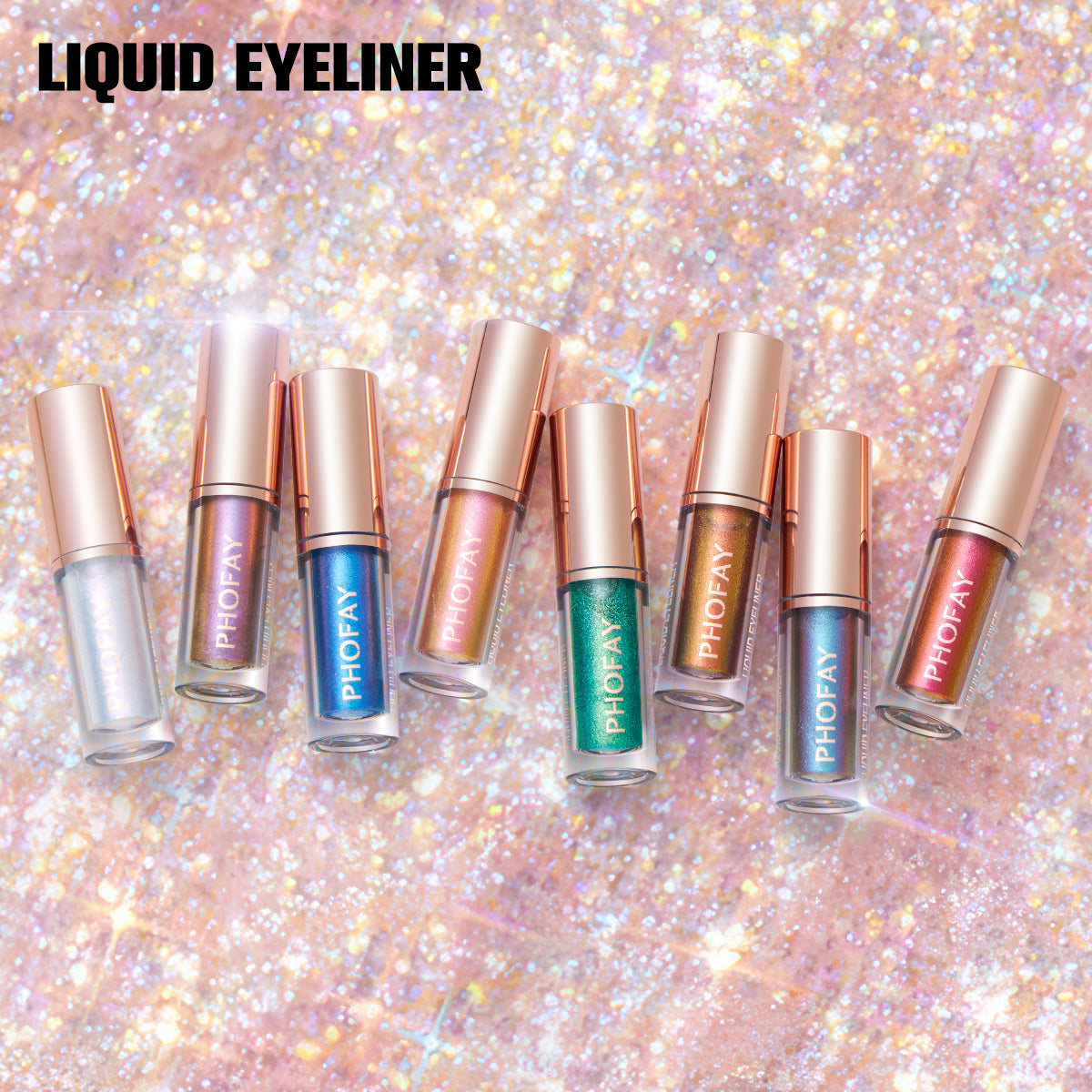 PHOFAY Liquid Glitter Eyeliner Set My Store