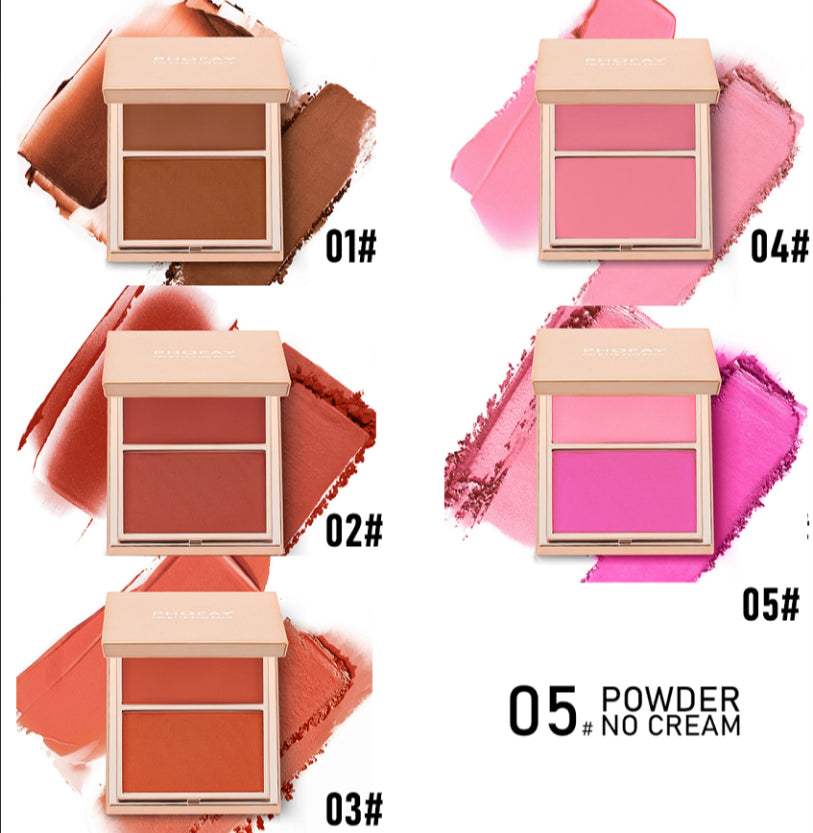 PHOFAY Double-Take Cream & Powder Blush Duo My Store