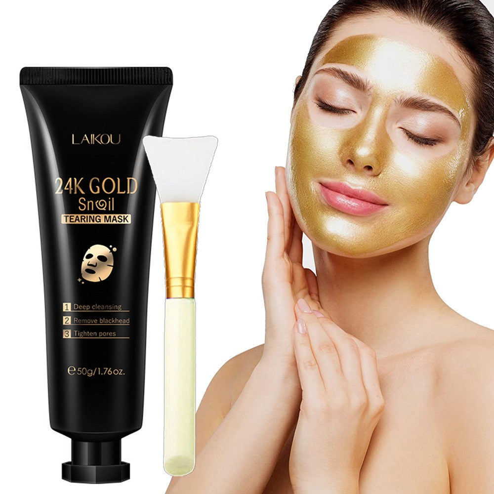 Gold Foil Snail Tear-Off Mask Hydrating My Store