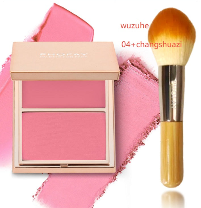 PHOFAY Double-Take Cream & Powder Blush Duo My Store