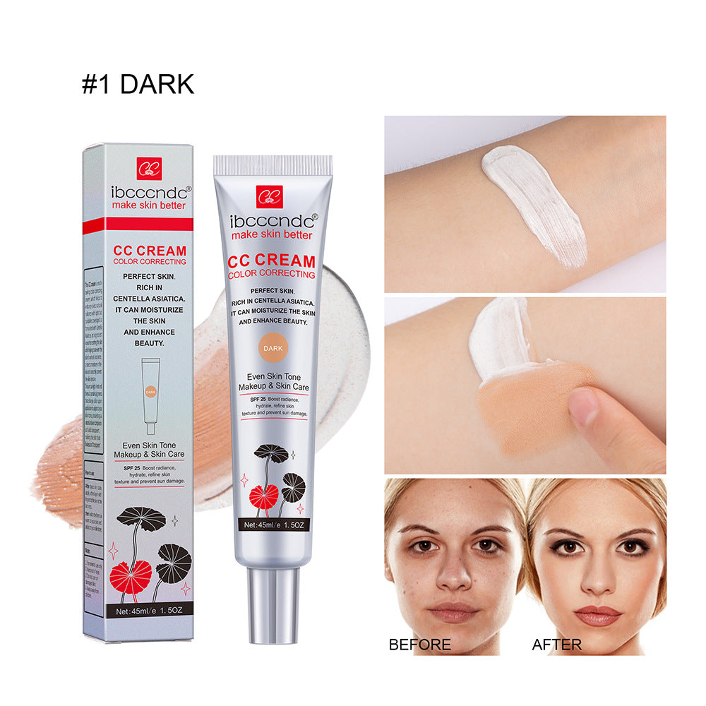 Moisturizing Correcting CC Cream Waterproof Anti-sweat Makeup Before Concealer Lasting Women Makeup Protect Skin Erborian Make My Store