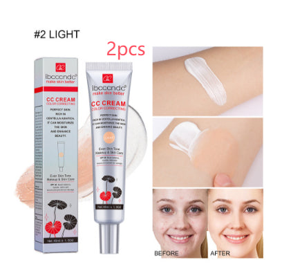 Moisturizing Correcting CC Cream Waterproof Anti-sweat Makeup Before Concealer Lasting Women Makeup Protect Skin Erborian Make My Store