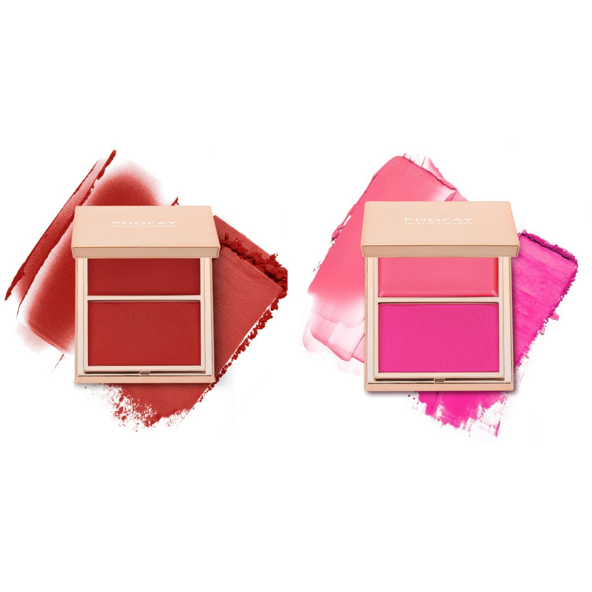 PHOFAY Double-Take Cream & Powder Blush Duo My Store