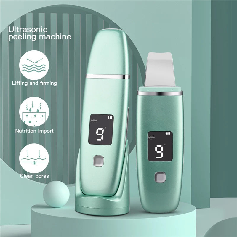 Ultrasonic Vibration Blackhead Remover Deep Cleansing Face Scrubber Pore Cleaner Lifting Machine Facial Led Peeling Shovel My Store