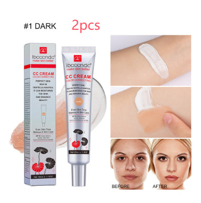 Moisturizing Correcting CC Cream Waterproof Anti-sweat Makeup Before Concealer Lasting Women Makeup Protect Skin Erborian Make My Store