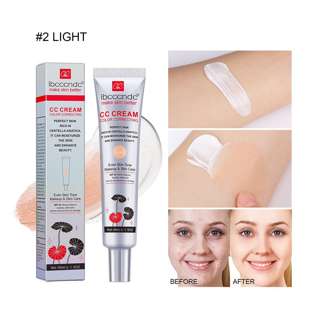 Moisturizing Correcting CC Cream Waterproof Anti-sweat Makeup Before Concealer Lasting Women Makeup Protect Skin Erborian Make My Store